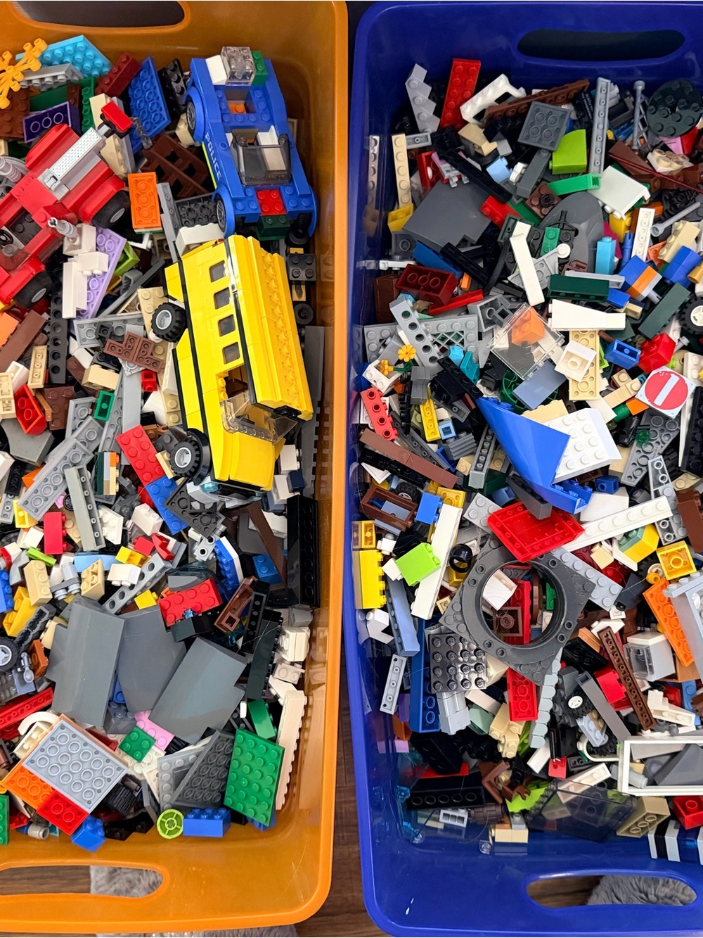 Mixed Color LEGO Building Brick Lot -Assorted Bricks &  Accessories BY THE POUND - Picture 3 of 5